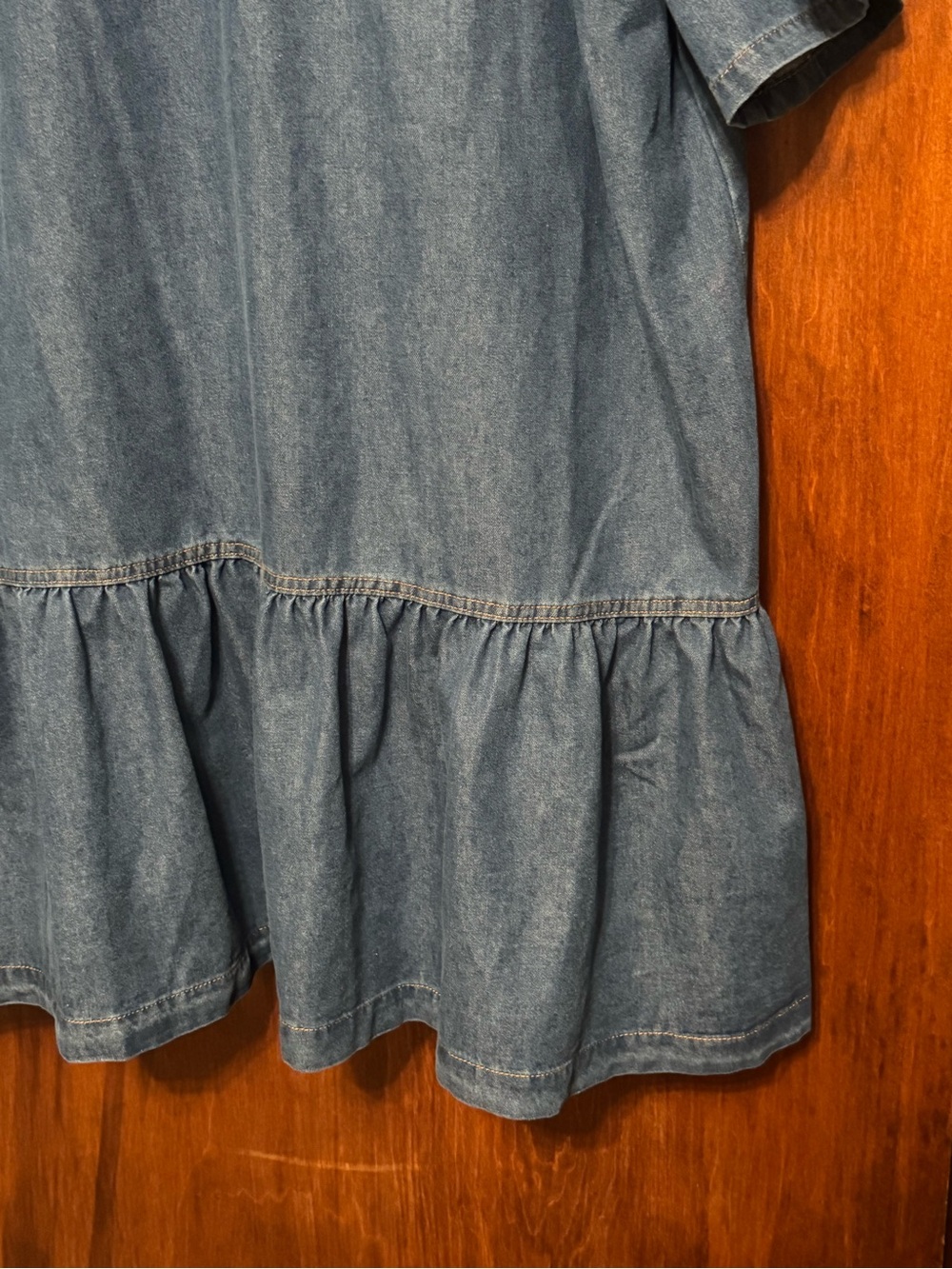 Women’s Plus Size Denim Boho Flowy Dress Size 3XL - Picture 2 of 5